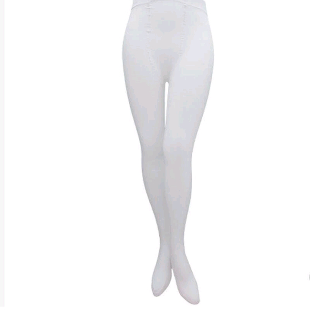 جوراب شلواری زنانه پنتی رنگ سفید فری سایز  ضخامت 280 اندازه پنجه ۱۱ تا ۱۳ سانت