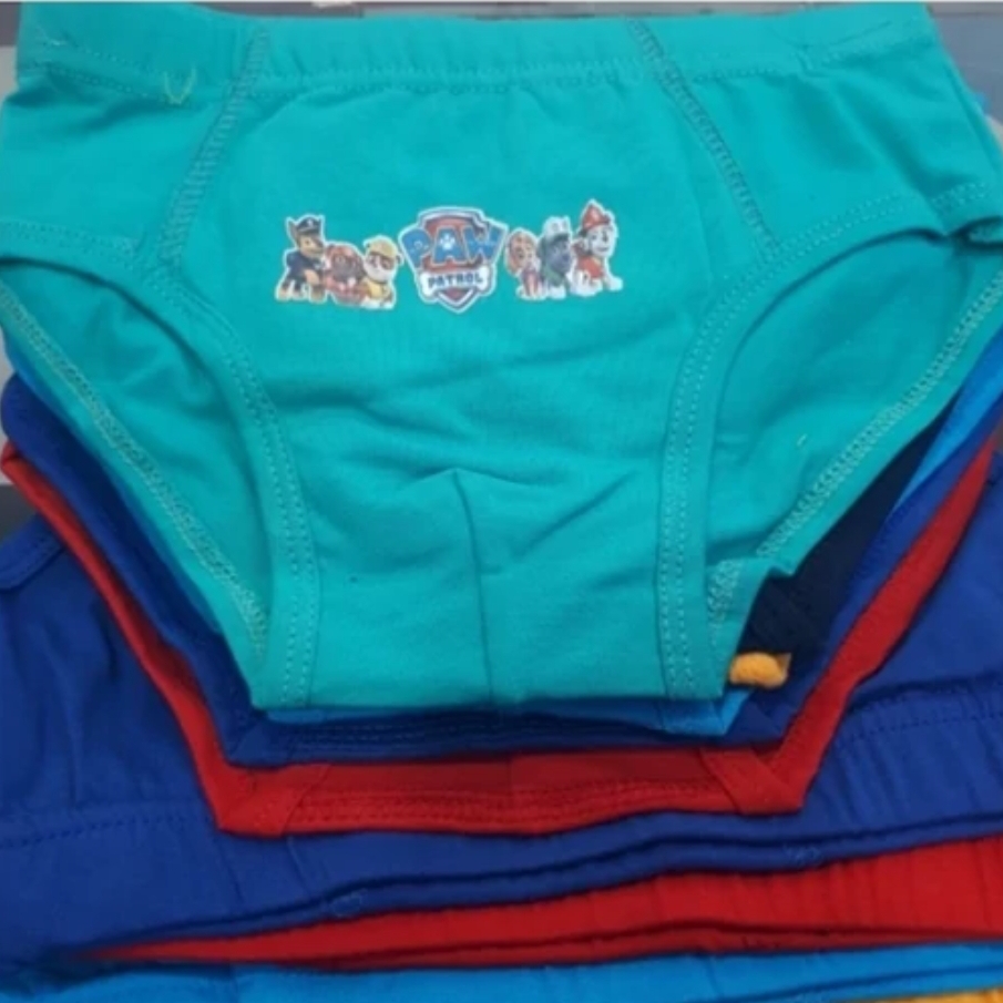 شورت اسلیپ پسرانه نخ پنبه مناسب سن ۴ تا ۷ سال یک طرف کمر بدون کشیدن ۲۳ تا ۲۴ فاق ۱۹ تا ۲۰